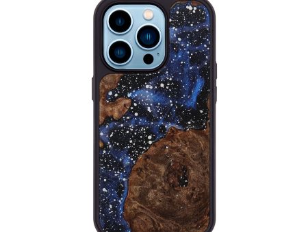 iPhone 14 Pro Wood+Resin Phone Case - Teri (Cosmos, 705774) Sale