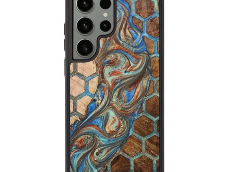 Galaxy S23 Ultra Wood+Resin Phone Case - Roosevelt (Pattern, 705464) Online