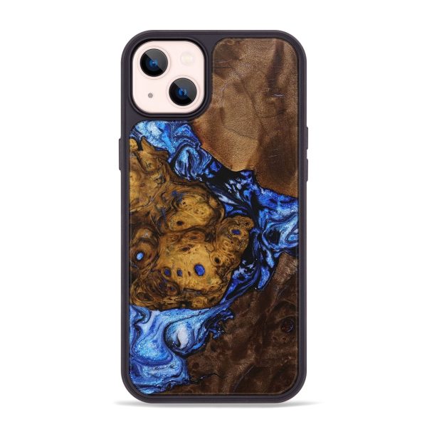 iPhone 14 Plus Wood+Resin Phone Case - Ryder (Mosaic, 707554) Hot on Sale