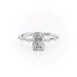 The Hidden Halo Penelope Set With A 2 Carat Radiant Moissanite Online